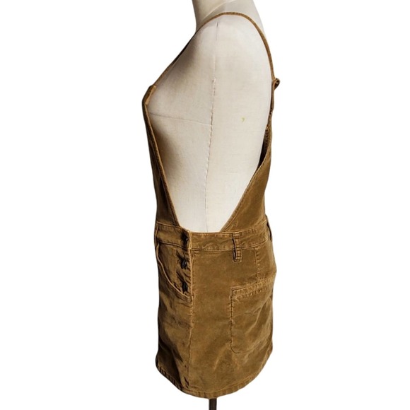 Free People Vintage Tan Corduroy Overall Skirt - Picture 4 of 6
